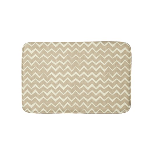 Tapis De Bain Motif de zigzag (Devant)
