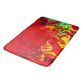 Tapis De Bain Motif d'éclatement de couleur énergétique (Angle)