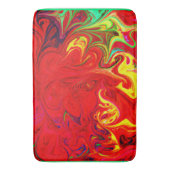 Tapis De Bain Motif d'éclatement de couleur énergétique (devant Vertical)