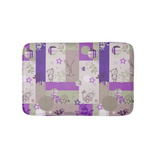 Tapis De Bain Motif d'édredon de bébé (Devant)