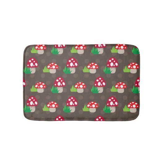 Tapis De Bain motif d'enfants de champignon (Devant)