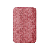 Tapis De Bain Motif d'enveloppement de bulle rouge (Devant (Vertical))