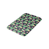Tapis De Bain Motif des cactus à aquarelle de Neon (Angle)