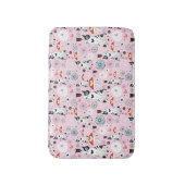 Tapis De Bain motif des chats et des fleurs (Devant (Vertical))
