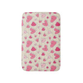 Tapis De Bain Motif des coeurs (Devant (Vertical))