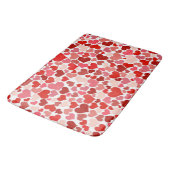 Tapis De Bain Motif Des Coeurs, Coeurs Rouges, Amour (Angle)