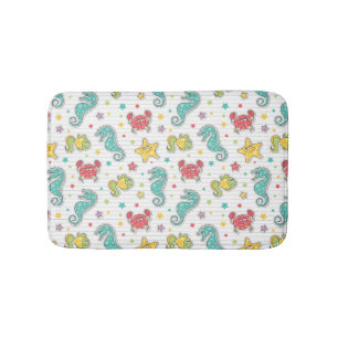 Tapis De Bain motif des créatures de mer