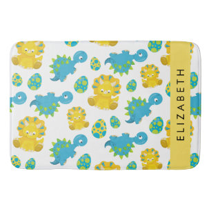 Tapis De Bain Motif Des Dinosaures, Dinosaures Mignons, Votre No