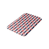 Tapis De Bain Motif Des Étoiles Et Des Stripes (Angle)
