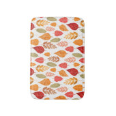 Tapis De Bain Motif des feuilles d'automne peintes (Devant (Vertical))