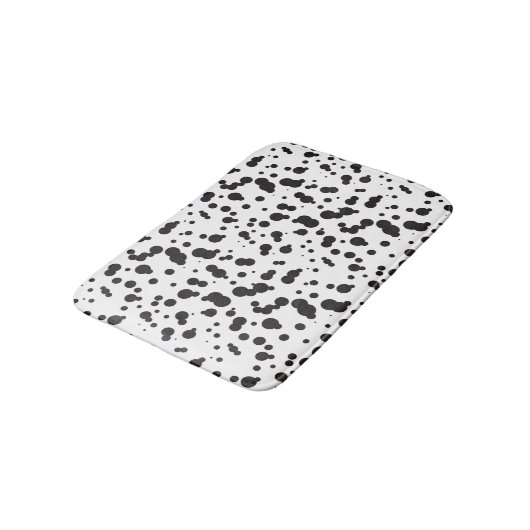 Tapis De Bain Motif des points Dalmatine (Angle)