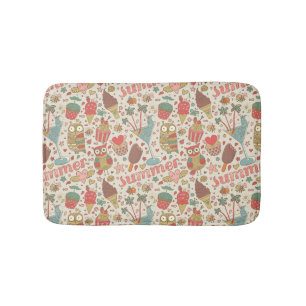 Tapis De Bain Motif D'Été Avec Glace
