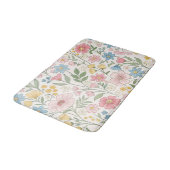Tapis De Bain Motif d'été floral fleur sauvage (Angle)