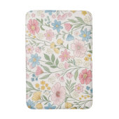 Tapis De Bain Motif d'été floral fleur sauvage (Devant (Vertical))