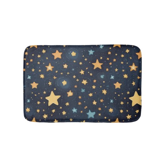 Tapis De Bain Motif d'étoiles (Devant)
