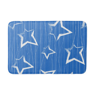 Tapis De Bain Motif d'étoiles