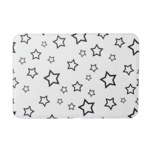 Tapis De Bain Motif d'étoiles
