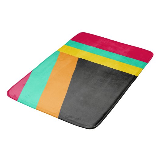 Tapis De Bain Motif, diagonale et verticale, (Angle)