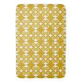 Tapis De Bain Motif diamant enroulé (devant Vertical)