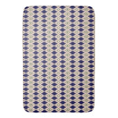 Tapis De Bain Motif diamant géométrique (devant Vertical)