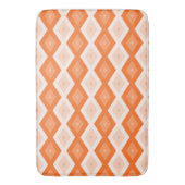 Tapis De Bain Motif diamant orange (devant Vertical)