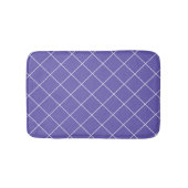Tapis De Bain Motif diamant violet (Devant)