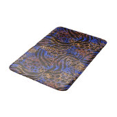 Tapis De Bain Motif d'impression Leopard et Zebra (Angle)
