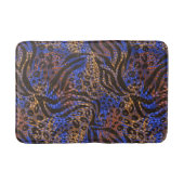 Tapis De Bain Motif d'impression Leopard et Zebra (Devant)