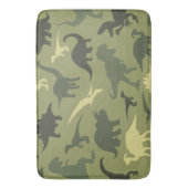 Tapis De Bain Motif Dinosaure, Silhouette Dinosaure, Dino Vert (devant Vertical)