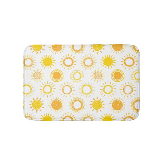 Tapis De Bain Motif Doodle (Devant)