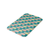 Tapis De Bain Motif Doodle d'ananas (Angle)