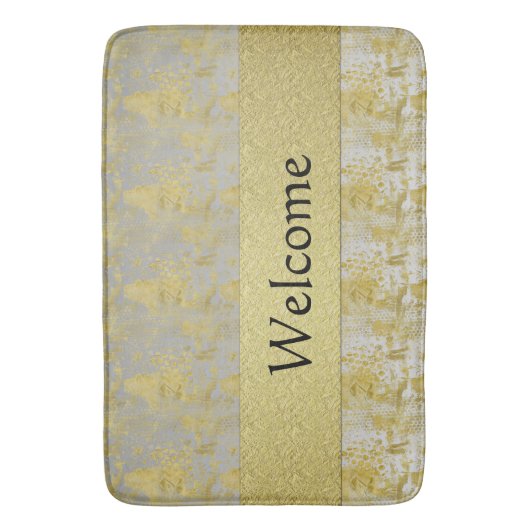 Tapis De Bain Motif d'or (devant Vertical)