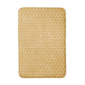 Tapis De Bain Motif d'or de nid d'abeilles (Devant (Vertical))