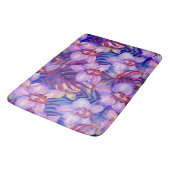 Tapis De Bain Motif d'orchidée violette (Angle)