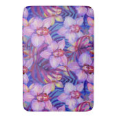 Tapis De Bain Motif d'orchidée violette (devant Vertical)