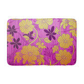 Tapis de bain motif doré rose ORIENTAL (Devant)