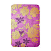 Tapis de bain motif doré rose ORIENTAL (Devant (Vertical))