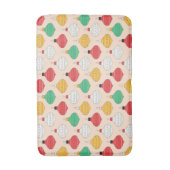 Tapis De Bain Motif d'ornements de Noël rétro (Devant (Vertical))