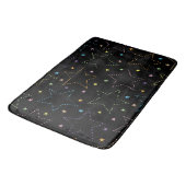 Tapis De Bain Motif du ciel de nuit étoilé (Angle)