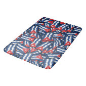 Tapis De Bain Motif du drapeau cubain (Angle)