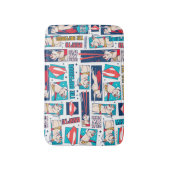 Tapis De Bain Motif du panneau de dessin Krypto (Devant (Vertical))