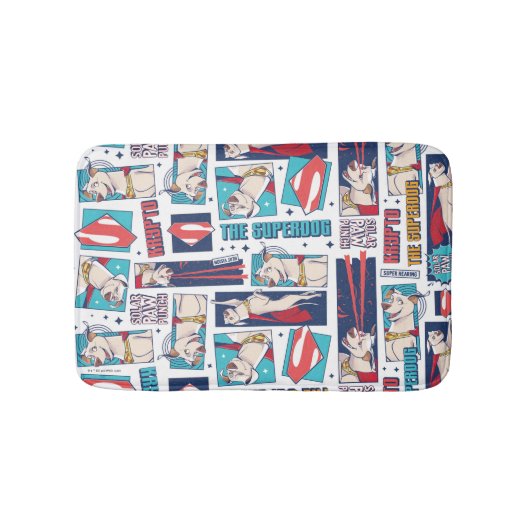 Tapis De Bain Motif du panneau de dessin Krypto (Devant)