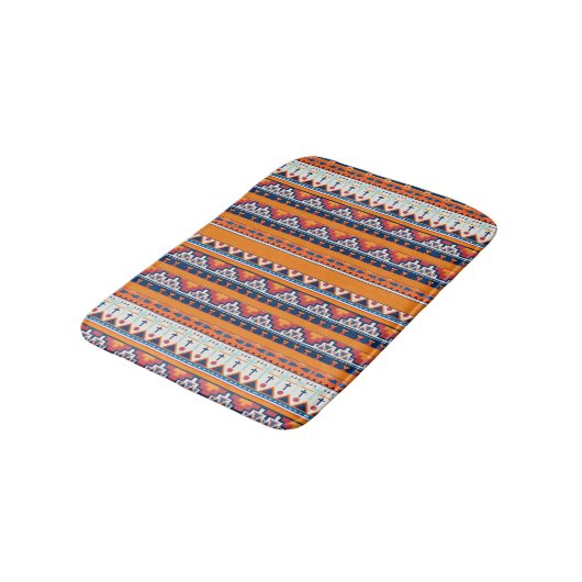 Tapis De Bain Motif du sud-ouest Boho Rustic (Angle)