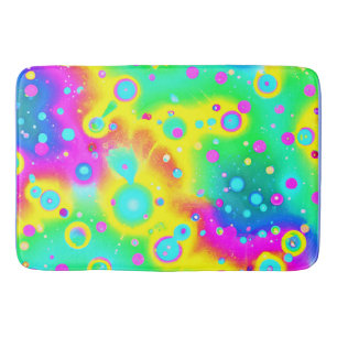 Tapis De Bain Motif dynamique Neon Blaze