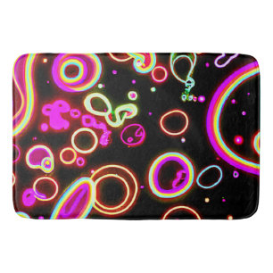 Tapis De Bain Motif dynamique Neon Glow