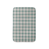 Tapis De Bain motif écossais vert à damiers clair (Devant (Vertical))