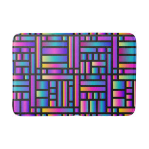 Tapis De Bain Motif élégant moderne - Mode Tartan géométrique