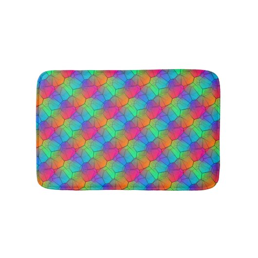 Tapis De Bain Motif élégant Rainbow (Devant)
