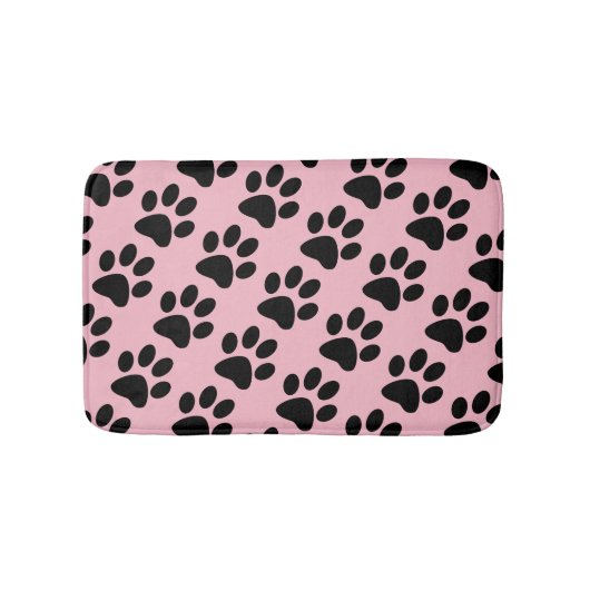 Tapis De Bain Motif Empreinte de patte de chien (Devant)