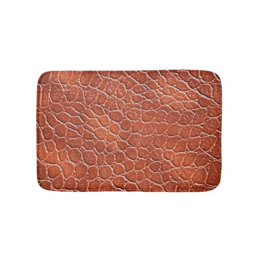 Tapis De Bain Motif en cuir (Devant)